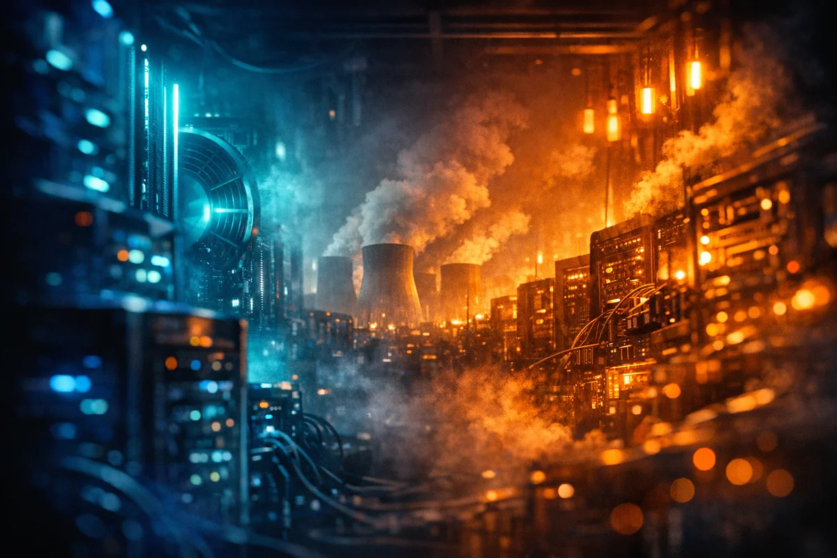 Голодные машины: как AI-дата-центры съедают ресурсы планеты быстрее, чем строили Атомную бомбу
